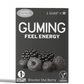 GUMING Energy Koffein Kaugummi mit Guarana und Vitaminen in Geschmacksrichtung Waldbeeren Beeren-Mix